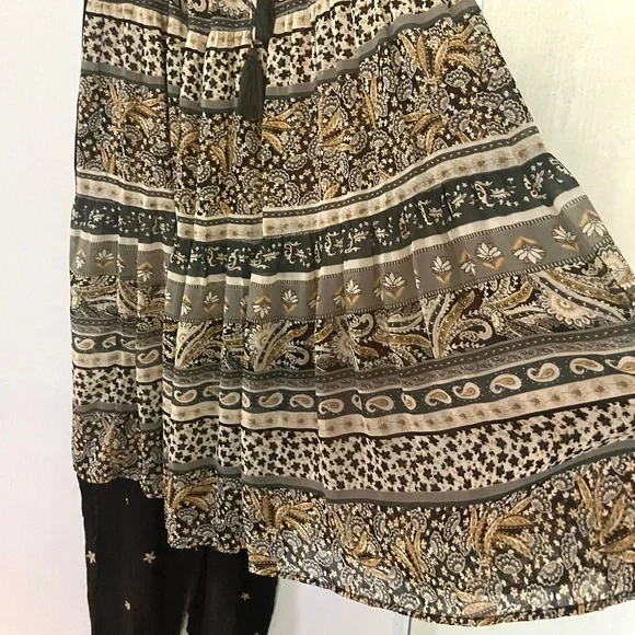 Bohme Midi Tiered Skirt - Picture 5 of 8